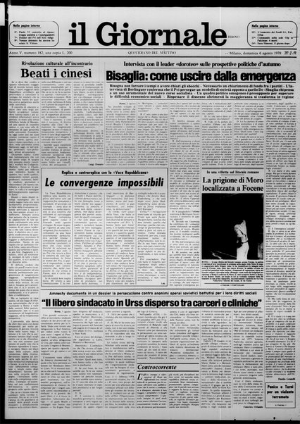 Il giornale nuovo : quotidiano del mattino